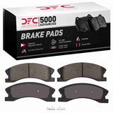 Dynamic Friction 1999-2004 Jeep Grand Cherokee Front 5000 Advanced Semi Metallic Brake Pads by Dynamic Friction Company 1551-0945-00