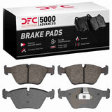 Dynamic Friction 2004-2010 BMW X3 Front 5000 Advanced Low Metallic Brake Pads by Dynamic Friction Company 1551-0946-00
