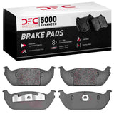 Dynamic Friction 2003-2005 Lincoln Aviator Rear 5000 Advanced Semi Metallic Brake Pads by Dynamic Friction Company 1551-0952-00