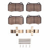 Dynamic Friction 2003-2008 Infiniti G35 Front 5000 Advanced Low Metallic Brake Pads and Hardware Kit