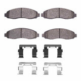 Dynamic Friction 2003-2004 Dodge Dakota RWD Front 5000 Advanced Semi Metallic Brake Pads and Hardware Kit by Dynamic Friction Company 1551-0962-01