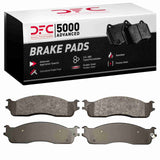 Dynamic Friction 2003-2008 Dodge Ram 1500 Pickup Front 5000 Advanced Semi Metallic Brake Pads by Dynamic Friction Company 1551-0965-00