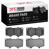 Dynamic Friction 2000-2025 JAC Frison Front 5000 Advanced Ceramic Brake Pads by Dynamic Friction Company 1551-0976-00