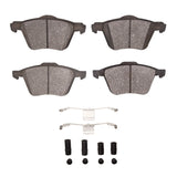 Dynamic Friction 2003-2009 Volvo XC90/S60 Front 5000 Advanced Low Metallic Brake Pads and Hardware Kit by Dynamic Friction Company 1551-0979-01