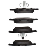Dynamic Friction 2003-2014 Volvo XC90 Rear 5000 Advanced Low Metallic Brake Pads by Dynamic Friction Company 1551-0980-00