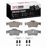 Dynamic Friction 2009-2018 Mercedes-Benz SL550 Rear 5000 Advanced Ceramic Brake Pads and Hardware Kit by Dynamic Friction Company 1551-0986-01