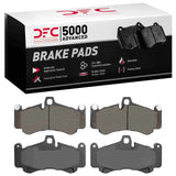 Dynamic Friction 2002-2013 Porsche 911 Front/Rear 5000 Advanced Low Metallic Brake Pads by Dynamic Friction Company 1551-0991-00