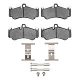 Dynamic Friction 2002-2013 Porsche 911 Front/Rear 5000 Advanced Low Metallic Brake Pads and Hardware Kit by Dynamic Friction Company 1551-0991-01