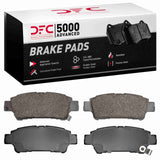 Dynamic Friction 2004-2010 Toyota Sienna Rear 5000 Advanced Ceramic Brake Pads by Dynamic Friction Company 1551-0995-00
