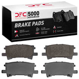 Dynamic Friction 2004-2009 Lexus RX330 Rear 5000 Advanced Ceramic Brake Pads by Dynamic Friction Company 1551-0996-00