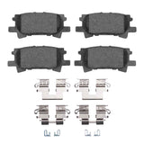 Dynamic Friction 2004-2009 Lexus RX350 Rear 5000 Advanced Ceramic Brake Pads and Hardware Kit by Dynamic Friction Company 1551-0996-01