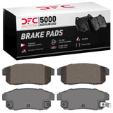 Dynamic Friction 2004-2011 Mazda RX-8 Rear 5000 Advanced Semi Metallic Brake Pads by Dynamic Friction Company 1551-1008-00