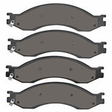Dynamic Friction 2003-2010 Chevrolet C5500 Kodiak Rear/Front 5000 Advanced Semi Metallic Brake Pads by Dynamic Friction Company 1551-1010-00
