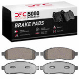 Dynamic Friction 2004-2009 Ford F-150 RWD Front 5000 Advanced Semi Metallic Brake Pads by Dynamic Friction Company 1551-1011-00