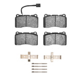 Dynamic Friction 2014-2022 Maserati Ghibli Front 5000 Advanced Low Metallic Brake Pads and Hardware Kit by Dynamic Friction Company 1551-1016-01