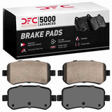 Dynamic Friction 2004-2012 Chrysler Town & Country Rear 5000 Advanced Ceramic Brake Pads by Dynamic Friction Company 1551-1021-00