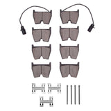 Dynamic Friction 2003-2016 Audi R8 Front 5000 Advanced Low Metallic Brake Pads and Hardware Kit by Dynamic Friction Company 1551-1029-01