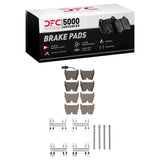 Dynamic Friction 2017-2021 Audi R8 Front 5000 Advanced Low Metallic Brake Pads and Hardware Kit by Dynamic Friction Company 1551-1029-11