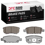 Dynamic Friction 2004-2017 Chrysler Sebring Rear 5000 Advanced Ceramic Brake Pads by Dynamic Friction Company 1551-1037-00