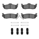 Dynamic Friction 2004-2015 Infiniti QX56 Rear 5000 Advanced Ceramic Brake Pads and Hardware Kit by Dynamic Friction Company 1551-1041-01