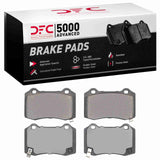 Dynamic Friction 2004-2025 Cadillac STS Rear 5000 Advanced Low Metallic Brake Pads by Dynamic Friction Company 1551-1053-00