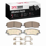 Dynamic Friction 2005-2023 Chrysler 300 Front 5000 Advanced Ceramic Brake Pads and Hardware Kit by Dynamic Friction Company 1551-1056-01