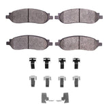 Dynamic Friction 2005-2007 Ford F-350 Super Duty 4WD Rear 5000 Advanced Semi Metallic Brake Pads and Hardware Kit by Dynamic Friction Company 1551-1068-01