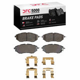 Dynamic Friction 2015-2015 Subaru Legacy Front 5000 Advanced Ceramic Brake Pads and Hardware Kit by Dynamic Friction Company 1551-1078-02
