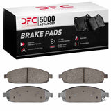 Dynamic Friction 2005-2010 Jeep Commander Front 5000 Advanced Ceramic Brake Pads by Dynamic Friction Company 1551-1080-00