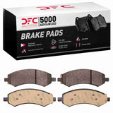 Dynamic Friction 2005-2024 Chrysler Aspen Front 5000 Advanced Semi Metallic Brake Pads by Dynamic Friction Company 1551-1084-00