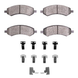 Dynamic Friction 2005-2024 Chrysler Aspen Front 5000 Advanced Semi Metallic Brake Pads and Hardware Kit by Dynamic Friction Company 1551-1084-01