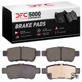Dynamic Friction 2005-2010 Honda Odyssey Rear 5000 Advanced Ceramic Brake Pads by Dynamic Friction Company 1551-1088-00