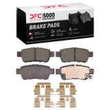 Dynamic Friction 2005-2010 Honda Odyssey Rear 5000 Advanced Ceramic Brake Pads and Hardware Kit by Dynamic Friction Company 1551-1088-01