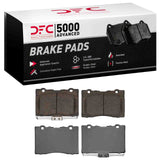 Dynamic Friction 2005-2012 Acura RL Front 5000 Advanced Low Metallic Brake Pads by Dynamic Friction Company 1551-1091-00
