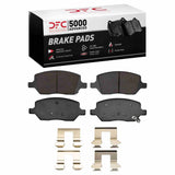 Dynamic Friction 2005-2015 Buick Terraza Rear 5000 Advanced Ceramic Brake Pads and Hardware Kit by Dynamic Friction Company 1551-1093-01