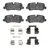 Dynamic Friction 2010-2013 Land Rover Range Rover Sport Rear 5000 Advanced Low Metallic Brake Pads and Hardware Kit by Dynamic Friction Company 1551-1099-01