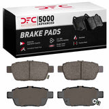 Dynamic Friction 2006-2014 Acura TL Rear 5000 Advanced Ceramic Brake Pads by Dynamic Friction Company 1551-1103-00