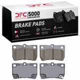 Dynamic Friction 2006-2013 Lexus IS350 Rear 5000 Advanced Ceramic Brake Pads by Dynamic Friction Company 1551-1113-00