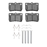 Dynamic Friction 2006-2013 Lexus IS250 Rear 5000 Advanced Ceramic Brake Pads and Hardware Kit by Dynamic Friction Company 1551-1113-02