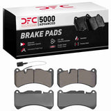 Dynamic Friction 2014-2024 Maserati Ghibli Front 5000 Advanced Low Metallic Brake Pads by Dynamic Friction Company 1551-1116-10