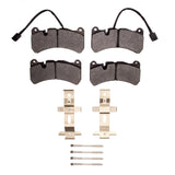 Dynamic Friction 2017-2025 Alfa Romeo Stelvio Front 5000 Advanced Low Metallic Brake Pads and Hardware Kit by Dynamic Friction Company 1551-1116-21