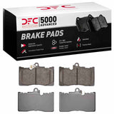 Dynamic Friction 2006-2020 Lexus IS200T Front 5000 Advanced Low Metallic Brake Pads by Dynamic Friction Company 1551-1118-00