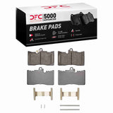 Dynamic Friction 2006-2020 Lexus GS460 Front 5000 Advanced Low Metallic Brake Pads and Hardware Kit by Dynamic Friction Company 1551-1118-01