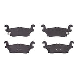 Dynamic Friction 2006-2010 Hummer H3T Rear 5000 Advanced Ceramic Brake Pads by Dynamic Friction Company 1551-1120-00