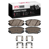 Dynamic Friction 2010-2019 Buick LaCrosse Front 5000 Advanced Ceramic Brake Pads and Hardware Kit by Dynamic Friction Company 1551-1125-02