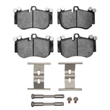 Dynamic Friction 2005-2010 Porsche Cayenne Front 5000 Advanced Low Metallic Brake Pads and Hardware Kit by Dynamic Friction Company 1551-1130-01
