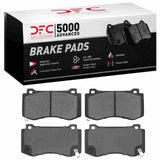 Dynamic Friction 2005-2023 Chrysler 300 Front 5000 Advanced Low Metallic Brake Pads by Dynamic Friction Company 1551-1149-00