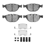 Dynamic Friction 2004-2012 BMW M6 Front 5000 Advanced Low Metallic Brake Pads and Hardware Kit by Dynamic Friction Company 1551-1151-01