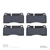 Dynamic Friction 1995-2005 Lamborghini Diablo Rear/Front 5000 Advanced Low Metallic Brake Pads by Dynamic Friction Company 1551-1155-00