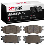 Dynamic Friction 2006-2012 Dodge Attitude (Mexico) Front 5000 Advanced Ceramic Brake Pads by Dynamic Friction Company 1551-1156-00